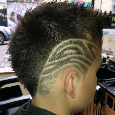 Hair pattern hairstyling for men in Bristol from Barbering@Franco's