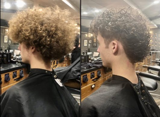 restyling mens curly hair BS7 Bristol